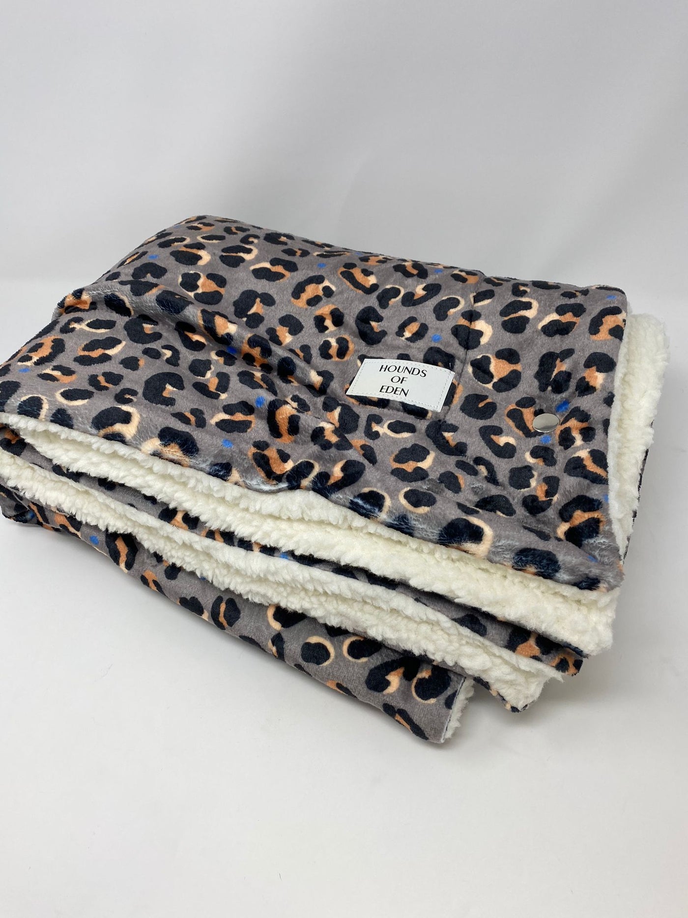 Outlet - STEEL LEOPARD SNUGGLE BLANKET - 0009