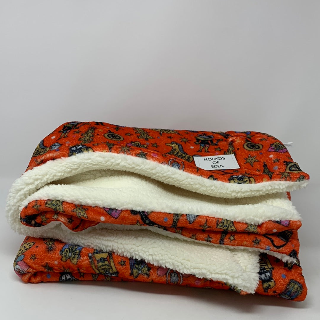 OUTLET-THE FOXY NUTCRACKER SNUGGLE BLANKET-0143