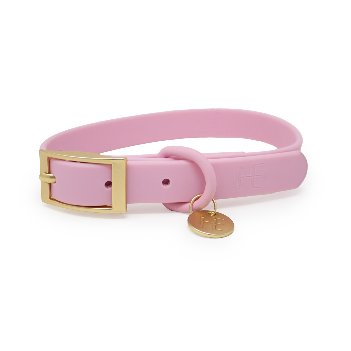 Candy floss Pink 'All Weather' Dog Collar