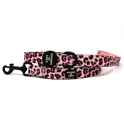 'Blushing Leopard' - Pink Dog Lead