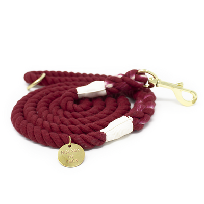 Ruby Red Rope Lead