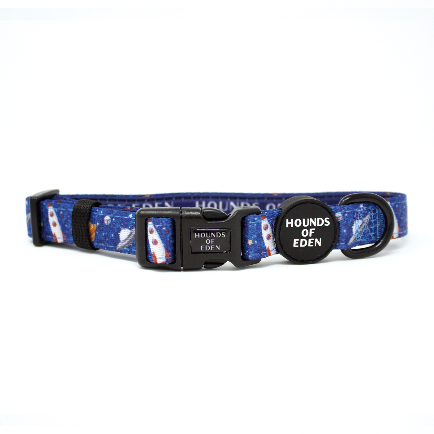 'Space Out' - Blue Starlight Space Pattern Dog Collar