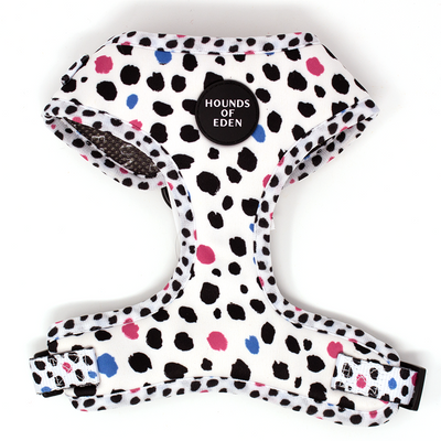 'Spot the Dog' - Pink, Blue & Black Spotted Dog Collar