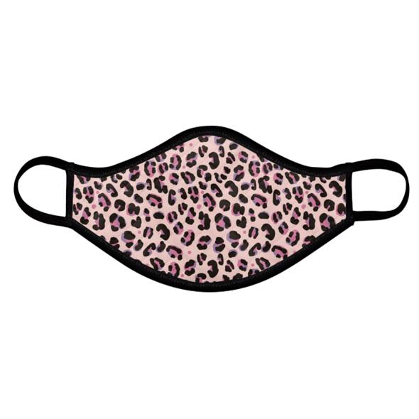 'Blushing Leopard' - Pink Face Mask
