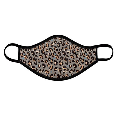 'Steel Leopard' - Khaki/Grey Dog Collar