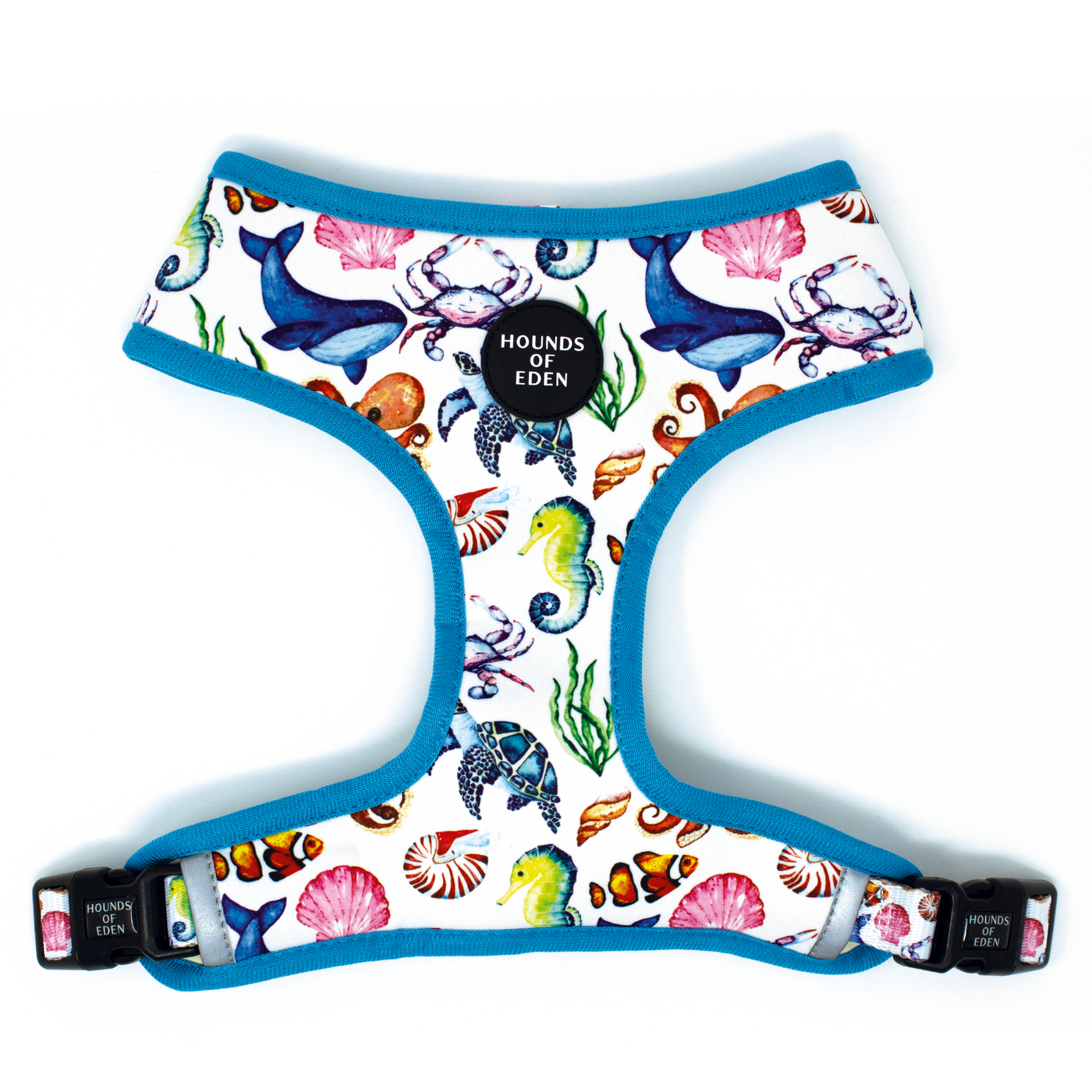 'Whale of a Time' - Sea Themed Reversible Dog Harness